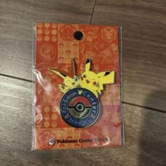 ポケモンセンタートウホクR ロゴピンズ ピカチュウ ビクティニ