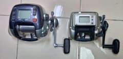 初売り最終】シマノ 電動リール3000H(破損有) &1000EV ＋竿置き - メルカリ