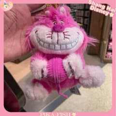 現地購入☆正規品】チェシャ猫 ぬいぐるみキーチェーン 上海ディズニー