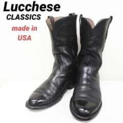 ルケーシーLucchese◇USA製レザーブーツウエスタンブーツ ローパー