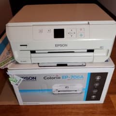 EPSON Colorio EP-706A インクジェットプリンター - メルカリ