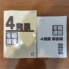 ☆2025年 日能研 4年 ☆冬期講習テキスト 発展 - メルカリ