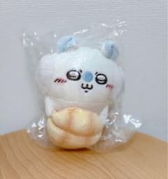 ちいかわ デスクトップから見守るひっかけぬいぐるみ メロンパン持ち
