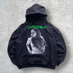 Dinosaur JrダイナソージュニアパーカーXS黒フェード古着バンドロック