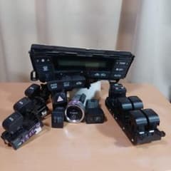 ❗️アイスブルーグラデーション❗️30プリウス前期 エアコンスイッチ