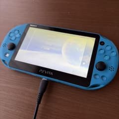 PS Vita 2000 本体 アクアブルー +メモリーカード8GB - メルカリ