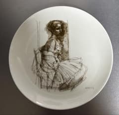 NARUMI 小磯良平 少女像 飾り皿 - メルカリ