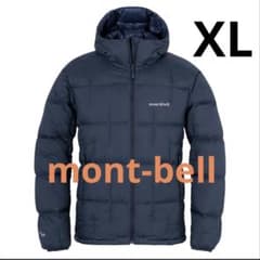 mont-bell ネージュダウンパーカー ネイビー XL - メルカリ