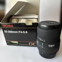 SIGMA 55-200mm F4-5.6 DC ズームレンズ - メルカリ