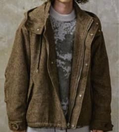 Casper John】 即完ブークレショートモッズコート ブラウン - メルカリ