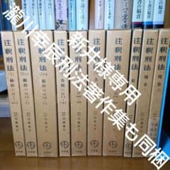 注釈刑法（全10冊揃）最終改訂追補版 責任編集団藤重光➕️瀧川幸辰