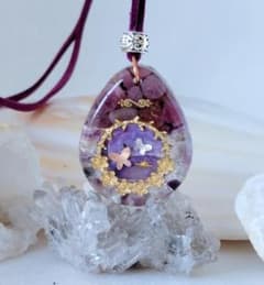 P561 オルゴナイト 天然石 パワーストーン ネックレス ペンダント