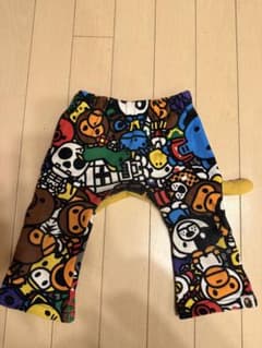 BAPE KIDS カラフルキャラクター柄 パンツ 80 - メルカリ