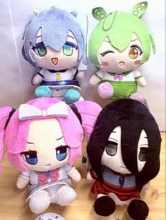 東北ずん子・ずんだもんPJ 制服姿のぬいぐるみ 全4種 マスコット