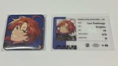 あんスタ 月永レオ Knights TRIP スクエア缶バッジ ID風カード - メルカリ