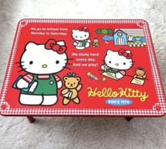 レトロ ハローキティ 折りたたみ テーブル/机 キティちゃん 90s 希少