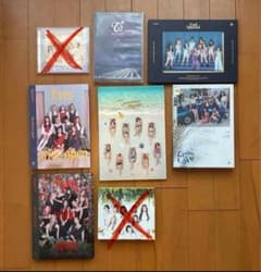 TWICE アルバム CDまとめ売りトレカ付き - メルカリ
