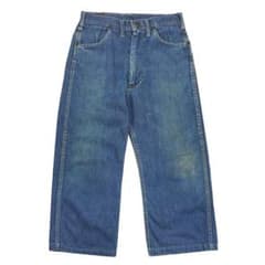 40s 50s Lee ビンテージ 赤タグ UFO 股リベ デニムパンツ キッズ