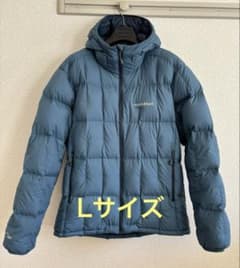 mont-bell ネージュダウンパーカ Lサイズ ブルー - メルカリ