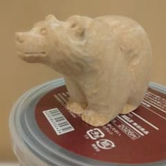 無印良品 福缶 2026 北海道 前向きな木彫りの熊 木彫り - メルカリ