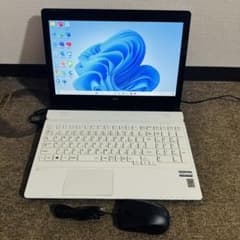 S289 NECノートパソコンWEBカメラSSD高速Windows11オフィス付 - メルカリ