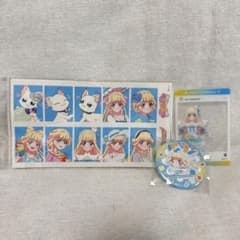 わんだふるぷりきゅあ！ 猫屋敷ユキ 証明写真風ラベル トレカ 缶バッジ