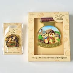 チップ＆デール グリズリーガルチ ピンバッジ メダル 香港ディズニー