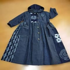 古布リメイク 絵絣、雪ん子絣、書生絣、久留米絣からフ―ドコート