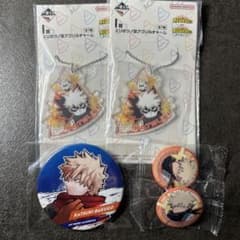 僕のヒーローアカデミア ヒロアカ 爆豪勝己 冬十傑 缶バッジ 5点