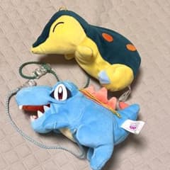 ヒノアラシ ワニノコ クリップ付きぬいぐるみ ポケモン 平成レトロ