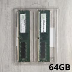 DDR4 3200MHz 64GB NEMIX RAM （32GB×2） - メルカリ
