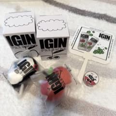JIN / IGIN APPURI KEYRING + マスキングテープ&うちわ - メルカリ