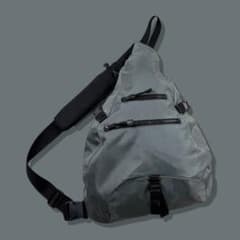 00s Y2K GAP オールドギャップ スリングバッグ ワンショルダー グレー
