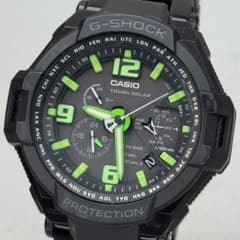 極美品 G-SHOCK G-1400 タフソーラー グリーン メタルバンド仕様