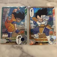 孫悟空、ベジータ SR セット ドラゴンボールスーパーダイバーズ - メルカリ