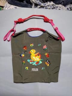 FEILER アヒル刺繍トートバッグ エコバッグ - メルカリ