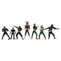 仮面ライダー ビッグサイズソフビ フィギュア 7体セット まとめ売り