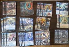 赤青マジック デッキパーツ 43枚 - メルカリ