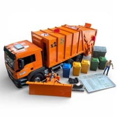 bruder ブルーダー MAN TGS ごみ収集車 BR03760 オレンジ - メルカリ