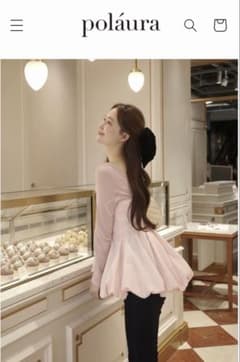 ポローラ ベロアビスチェバルーントップス poláura 完売 - メルカリ