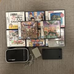 ニンテンドーDSi 本体＋ソフト9本＋充電器＋ケース 動作確認済み
