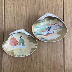 王朝文筆 貝合わせ 源氏絵 源氏物語 2枚 セット - メルカリ