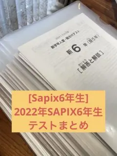2026年最新】sapix マンスリーテスト 6年の人気アイテム - メルカリ