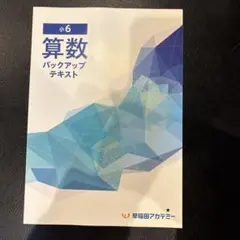 2026年最新】早稲田アカデミー 小6 バックアップテキストの人気