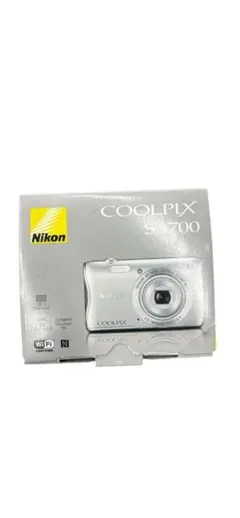 2026年最新】(中古品)Nikon デジタルカメラ COOLPIX S3700 シルバー