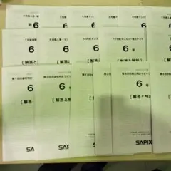 2026年最新】sapix マンスリーテスト 6年の人気アイテム - メルカリ