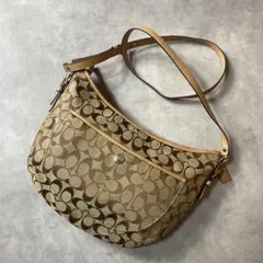 Y2K】COACH コーチ シグネチャーショルダーバッグ 6091 ジャンク