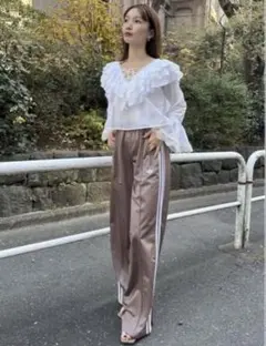 2026年最新】adidas snidel トラックパンツの人気アイテム - メルカリ