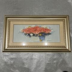 絵画『トロピカルな窓』(窓の額)ヘイ平山画