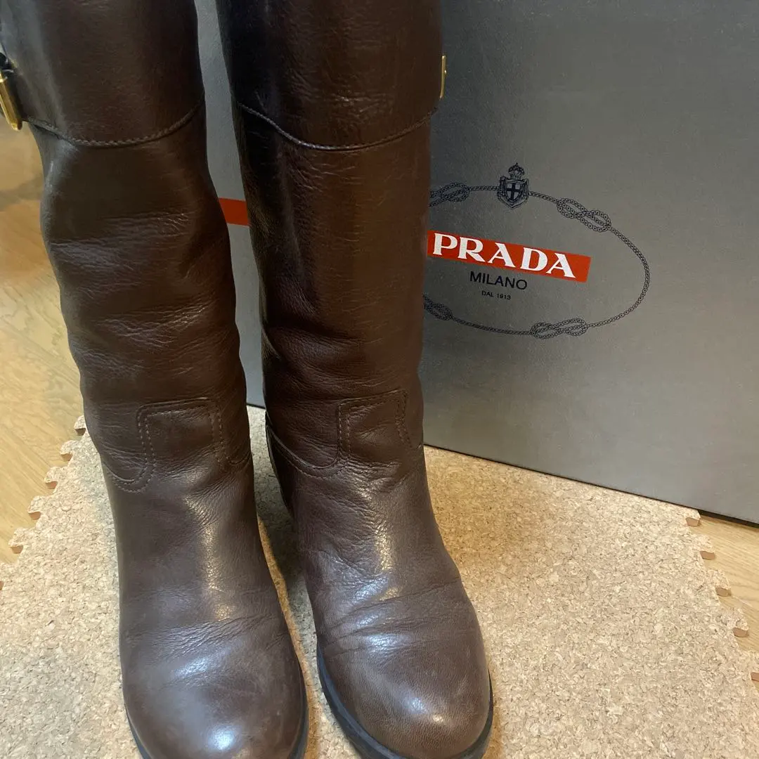 2026年最新】PRADA カラー：ブラウン系 ロングブーツの人気アイテム